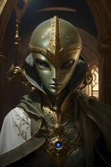 Radiant Extraterrestrial Intrigue - Generative AI




