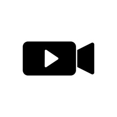 Video Icon. Cinema, Camcorder Symbol - Vector.