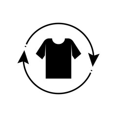 Thrift Shop Icon. Thrifting Clothes Store.