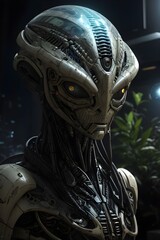 Intricate Extraterrestrial Encounter - Generative AI




