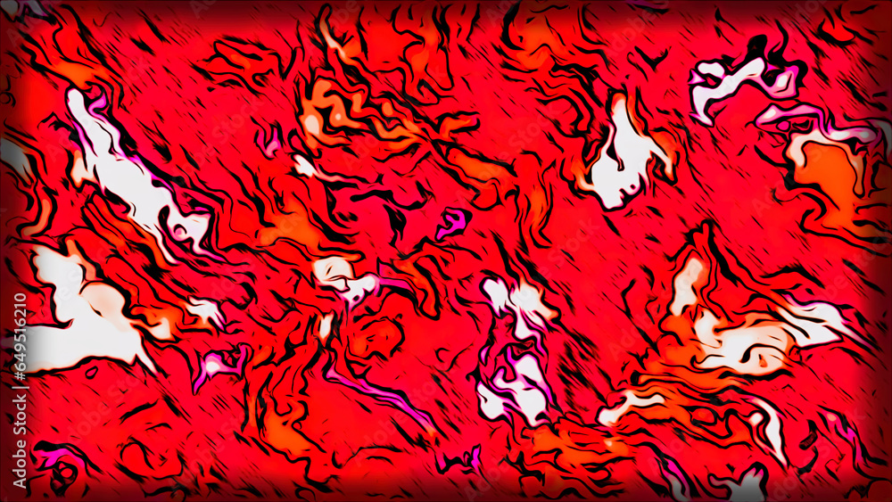 Aufkleber bright background with moving flickering spots in graphic style. motion. moving colorful spots in br