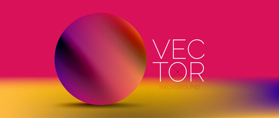 Podium background adorned with fluid gradient color geometric shapes. Eye-catching and modern design. The liquid gradients infuse element of fluidity and energy