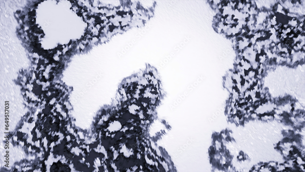 Poster abstract animation of moving spots with virus dots. motion. microbial spots with viruses and specks 