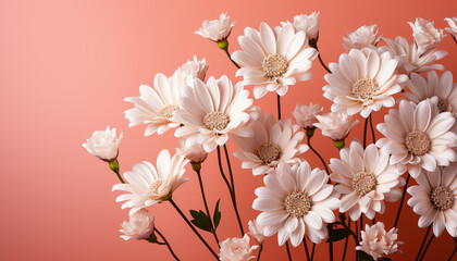 A beautiful bouquet of daisies brings love and celebration generated by AI