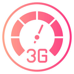 speed gradient icon