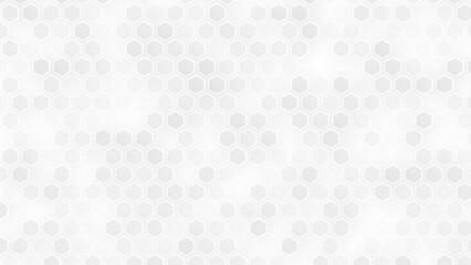 white honeycomb seamless pattern on gray background. Comb seamless pattern. hexagonal design background