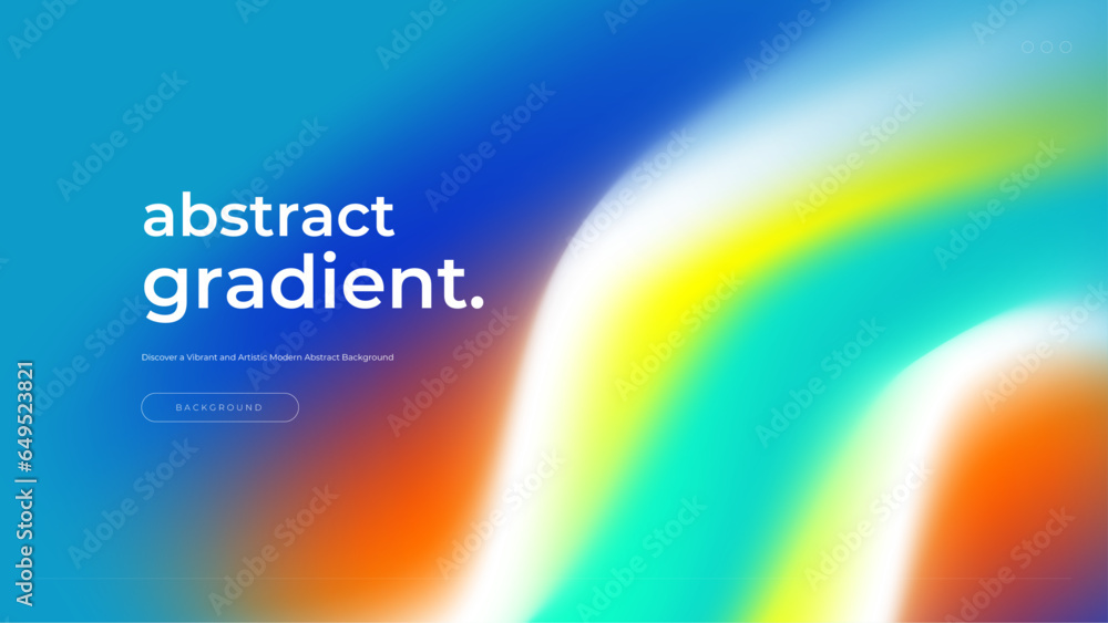 Poster Vector gradient abstract background colorful colourful