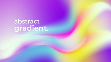Trendy gradient background colorful abstract