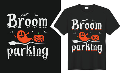 broom parking t-shirt design.