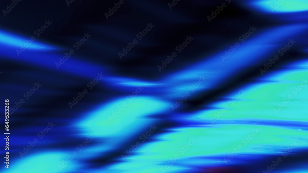Poster moving background with colored spots and mirror effect. motion. parallel moving lines of light spots
