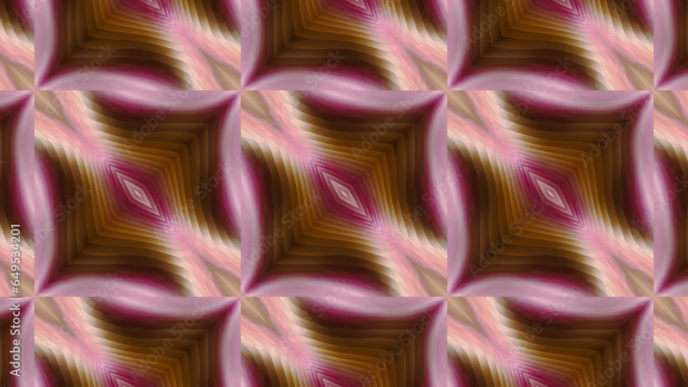 Poster purple and yellow patterns. motion. bright patterns with hypnotic type illumination that sparkle in 