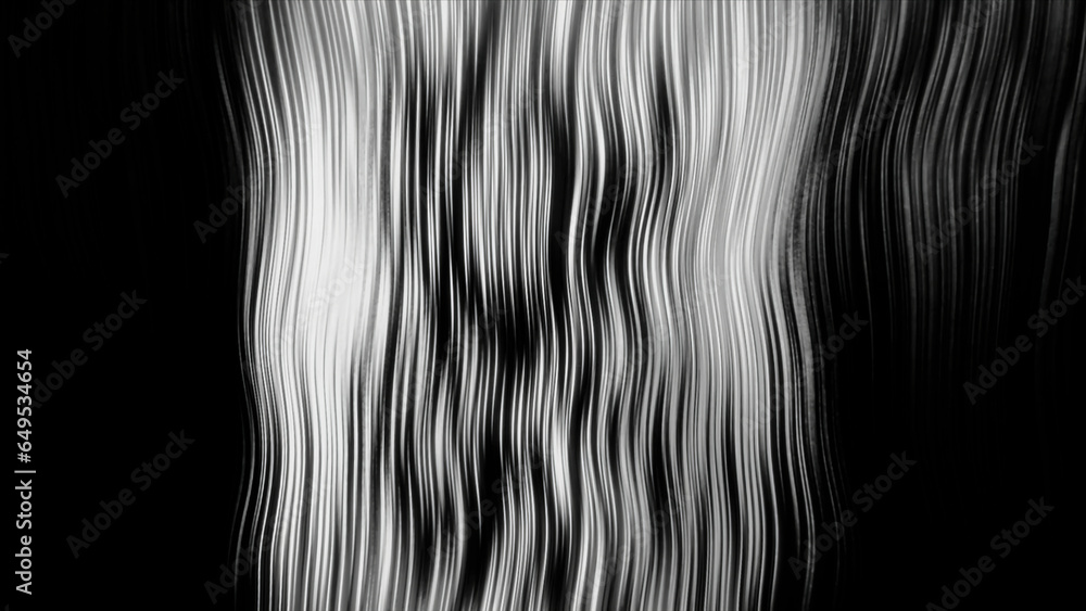 Aufkleber gray and green background of stripes. motion. bright light thin strips made in 3d format that flicke