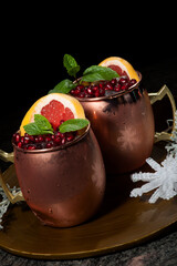 Pomegranate Moscow Mule