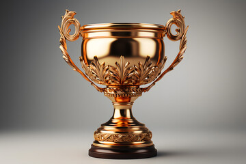 gold trophy cup - obrazy, fototapety, plakaty