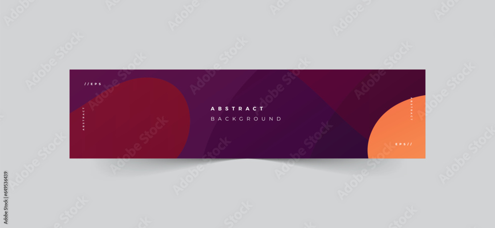 Wall mural linkedin banner abstract background | linkedin banner | linkedin header | linkedin cover | linkedin 
