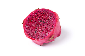 Dragon fruit on white