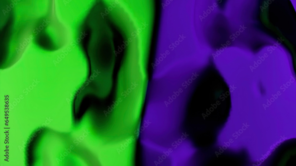 Poster multicolored merging paints. design. waterfalls of falling colors merging into one made in animation
