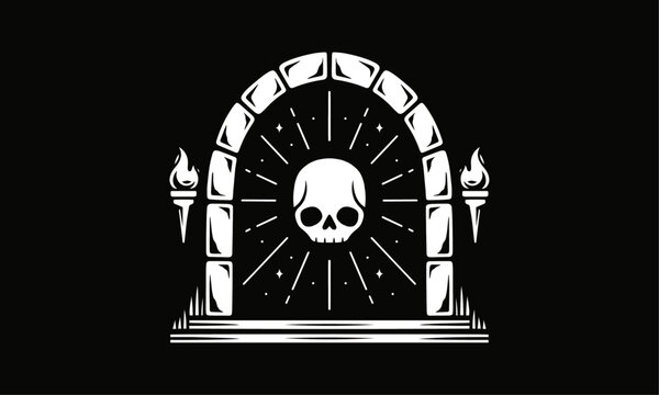 Mystery Dungeon Death Gate Vector Art