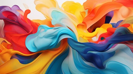 Explore the vibrant world of abstract art through mesmerizing colors and shapes