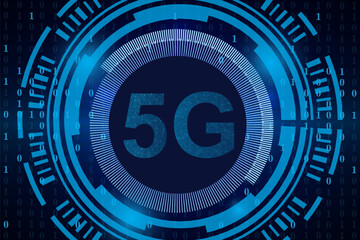 technology 5g  background