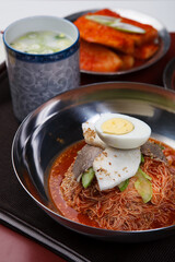 korean traditional cold noodle
