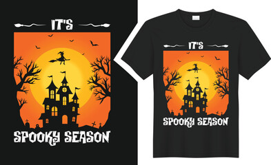 It's spooky season t shirt design.