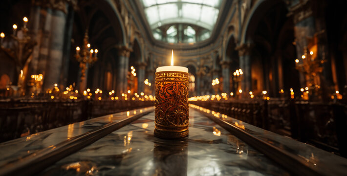 in church close up candle film looks anamorphic paper  hd wallpaper