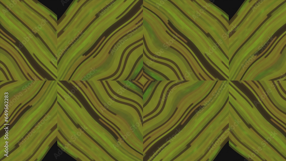Poster flashing geometric pattern with psychedelic effect. motion. hypnotic effect of flashing geometric an