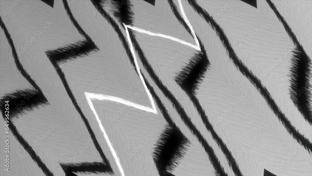 Poster blue and gray background. motion. quickly appearing thin strips drawing patterns made in 3d format.