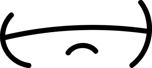 Comic mouth illustration