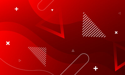 Red geometric background. Eps10 vector