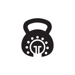 smart gym logo icon design.
