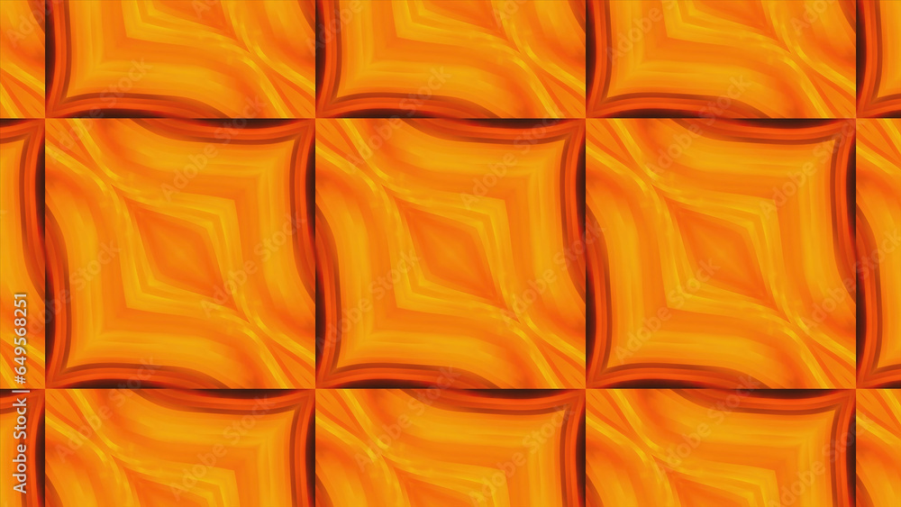 Poster bright flashes of mosaic pattern. motion. flashing bright patterns in squares psychedelic animation.