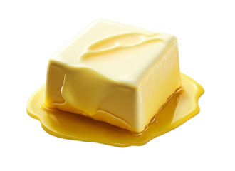 Melted butter drizzle On Transparent Background PNG