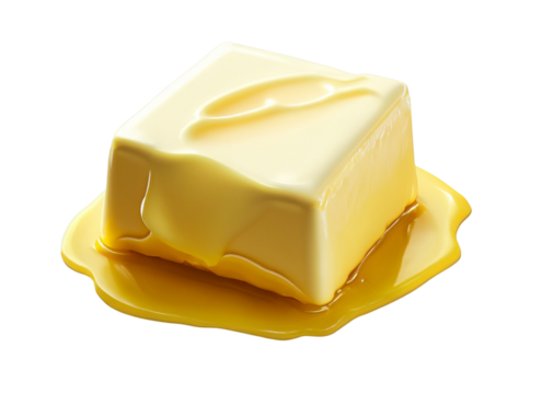Melted butter drizzle On Transparent Background PNG