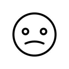 Fototapeta premium Bad review approval icon with black outline. bad, negative, feedback, customer, review, business, online. Vector illustration