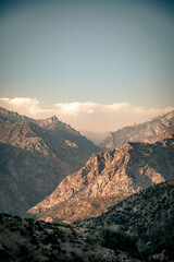 Fototapeta premium Sunset on Mountain Valley