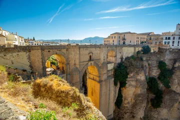 Kunstfelldecke mit Foto Ronda Puente Nuevo Ronda, Spain. Puente nuevo (New bridge) view 