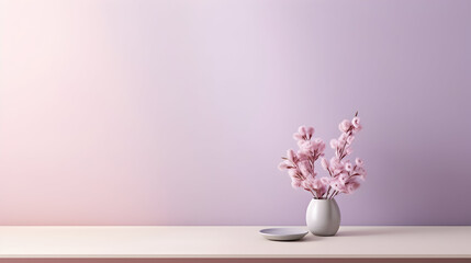 Craft a serene and refined minimalistic background. Envision a harmonious blend of soft gradients, transitioning between two neutral tones. 