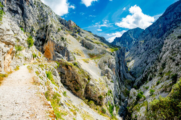 Ruta del Cares in Picos de Europa National Park, Spain	
