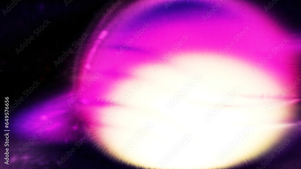 Poster purple bright light. motion. light animation with a bright glow that moves and is made in 3d format.