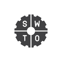 SWOT Analysis vector icon