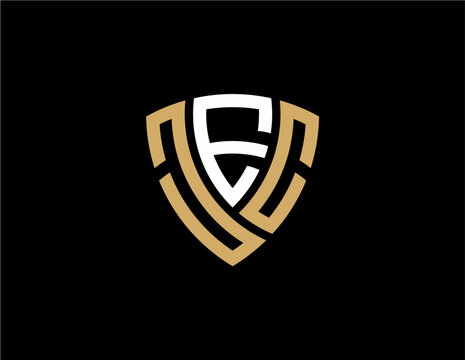 JEC creative letter logo design vector icon illustration