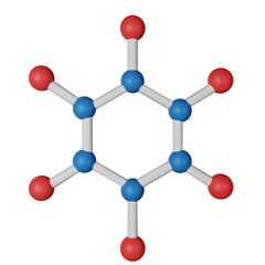 Molecule 3D Icon Illustration