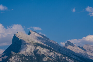 Mount Rundle near Banff, in Alberta, Canada.