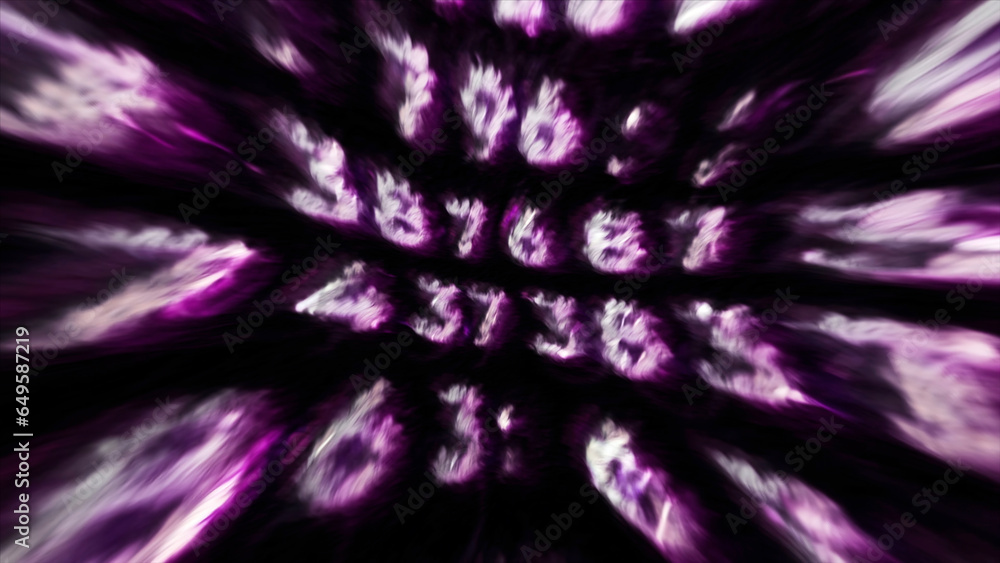 Aufkleber yellow and red code. motion. written illuminated numbers made in random order in animation.