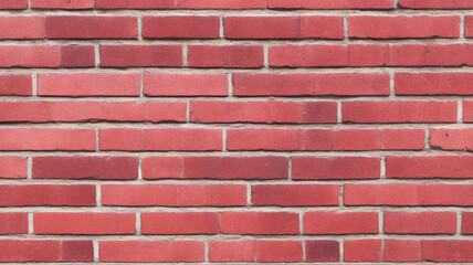 Obraz premium A close-up background of a red brick wall.