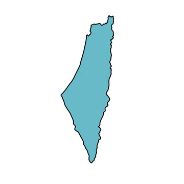 Palestine geography map