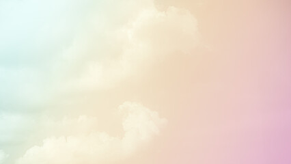 Sky Cloud Pastel Summer Romantic Cloudy Background Scene Atmosphere Landscpae Beauty View Green Yellow Pink Cloudy Beautiful