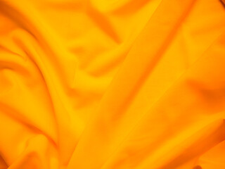 Orange Fabric Cloth Linen Background, Pattern Material Tissue Texture Yellow Color Pattern Silk